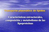 Transporte plasmático de lípidos