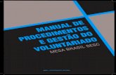 Manual de Procedimentos e Gestão do Voluntariado