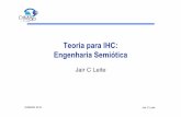 Teoria para IHC: Engenharia Semiótica