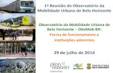 Apresentação - Observatório da Mobilidade Urbana de Belo ...