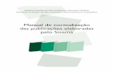 Manual de Normalização das Publicações elaboradas pelo Sisema