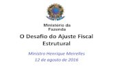 Apresentação - O desafio do ajuste fiscal estrutural (12/08/2016)
