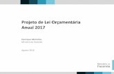 Apresentação - Projeto de Lei Orçamentária Anual 2017 (31/08/2016)