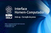 Interface homem computador - Aula09- correção da prova