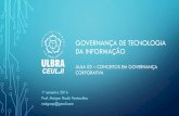 Governança de TI - Aula02 - Conceitos em Governanca corporativa