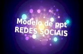 Modelo PPT para apresentação de propostas de redes sociais