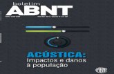 boletim ABNT, v. 11, n. 138, Mar/Abr 2014 Acústica: Impactos e ...