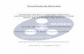Dissertação de Mestrado AVALIAÇÃO DO COMPORTAMENTO ...