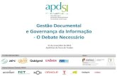 Gestão Documental e Governança da Informação - O Debate ...