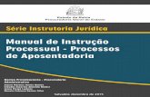 Manual de Instrução Processual - Processos de Aposentadoria