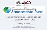 Experiências da Unicamp no saneamento rural