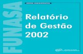 Relatório de Gestão 2002