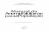 Manual da anemia falciforme para a população / Ministério da Saúde