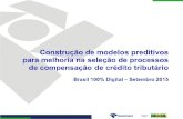 Painel 04   03 - leon - Construção de modelos preditivos para melhoria na seleção de processos de compensação de crédito tributário