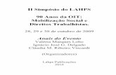 II Simpósio do LAHPS 90 Anos da OIT: Mobilização Social e Direitos ...