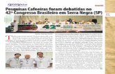 Pesquisas Cafeeiras foram debatidas no 42º Congresso Brasileiro em Serra Negra (SP)
