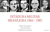 Ditadura militar brasileira 1964   1985
