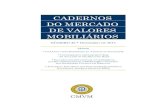 CADERNOS DO MERCADO DE VALORES MOBILIÁRIOS