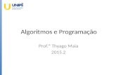 Algoritmos e Programação - 2015.2 - Aula 5
