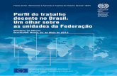 Relatório da Oficina "Perfil Do Trabalho Decente No Brasil: Um ...