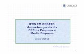 Aspectos gerais do CPC da Pequena e Média Empresa