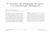 O Processo de Integração Europeia e a Constituição Portuguesa