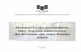 Relatório de Qualidade das Águas Interiores do Estado de São ...