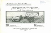 Sistema de Produção para Caprinos e Ovinos em Rondônia