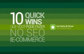 SEO para e-Commerce: 10 quicks-wins que você pode fazer