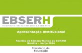 EBSERH - Apresentação Institucional