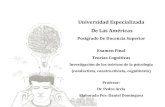 Teóricos del Cognitivismo - UDELAS - Daniel Dominguez.