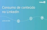 Pesquisa: Consumo de Conteúdo no LinkedIn 2016