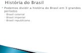 História do brasil   períodos
