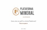 Como se cadastrar no site da Plataforma R3 Mineral?