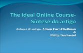 The ideal online course