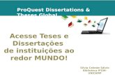 ProQuest Dissertations and Thesis: acesse teses e dissertações de instituições ao redor do mundo! - Tutorial