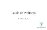 Valuation da Natura - Turma de 2016.1