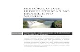 Histórico das hidrelétricas no brasil e no mundo