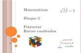 Matemáticas bloque 2