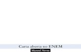 Gêneros textuais no ENEM: carta aberta