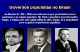 Governos poplistas no brasil