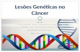 Lesões genéticas no câncer.