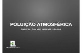 Palestra: Poluição Atmosférica - UFC - Abril - 2016