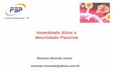Imunidade ativa e passiva