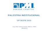 PMI-PR - Apresentação institucional - GP Oeste