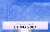 Prova de redação da UFMG-2001