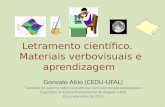 Letramento científico - Materiais verbovisuais e aprendizagem