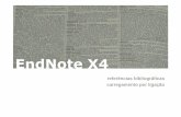 EndNote X4: Referências bibliográficas - carregamento por ligação