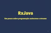 RxJava - Programação assíncrona para Android.