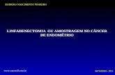 01   linfadenectomia ou amostragem no câncer de endométrio